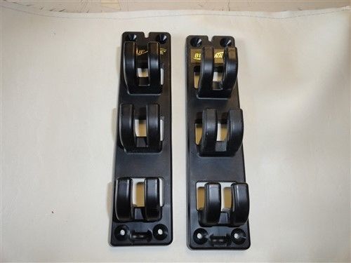 Blue wave 3 rod holders 10" x 2 1/2" set of 2 marine boat