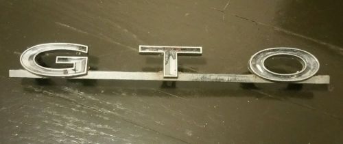 Vintage gto car emblem  original