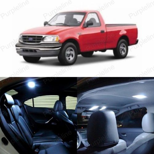 14 x xenon white led interior light package for 1997 - 2003 ford f-150 f150