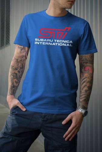 Subaru sti shirt in blue