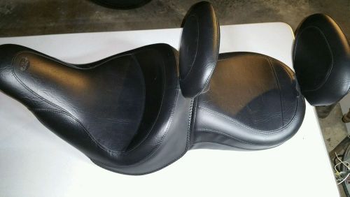 Mustang wide vintage seat for 2011-2016 kawasaki vaquero
