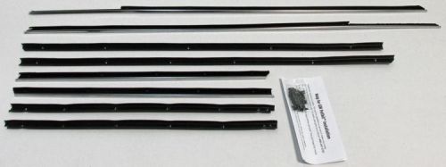 1962 impala 2 door hardtop replacement style window felt kit, 8 pieces - lg181r