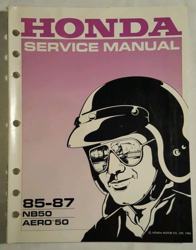 1985-1987 nb50 aero 50 service manual oem 61gn202