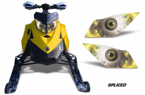 Amr racing ski doo rev xp summit sled snowmobile headlight eye kit 08-12 splce y