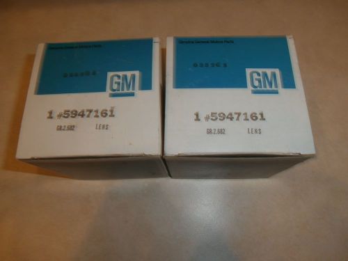 1956 chevrolet tail light lenses nos gm belair 150 210 guide ria 56 p/n 5947161