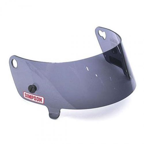 Simpson 88601a shield for speedway shark &amp; invader racing helmet, smoke lens