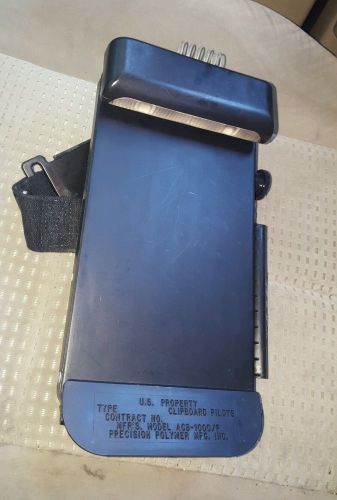Air force/ navy pilot's lighted kneeboard clipboard model #acb-1000/p nice rare