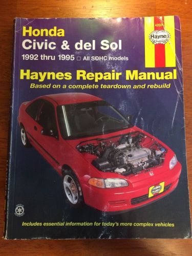 Haynes // honda civic &amp; del sol