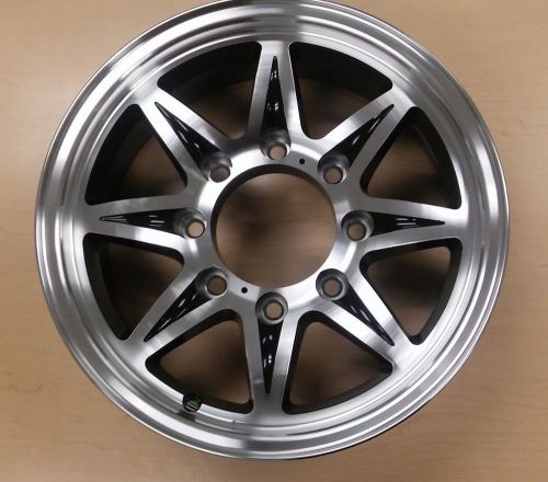 Qty 4 16x6 8-6.5 alum hi spec trailer wheel 580 series 3960 lbs 580-66865b fs