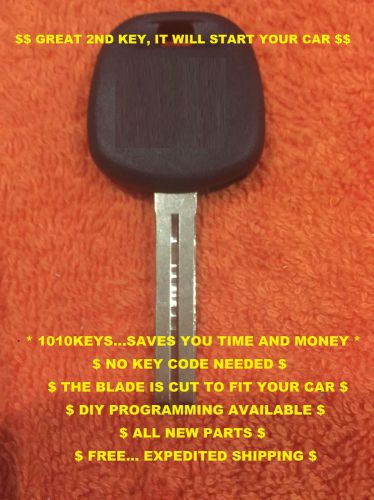 "pre-cut" easy diy program transponder chip key for listed models tp-p 4c