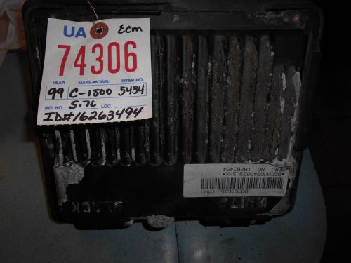 99 00 01 astro blazer 1500 2500 bravada tahoe yukon engine ecm w/free shipping!