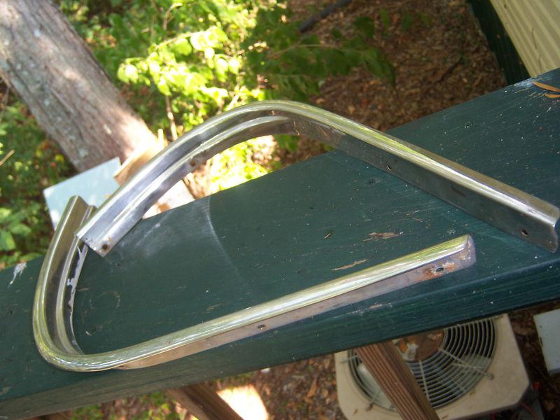 60 chevy impala pillar drip rail moulding lh rh