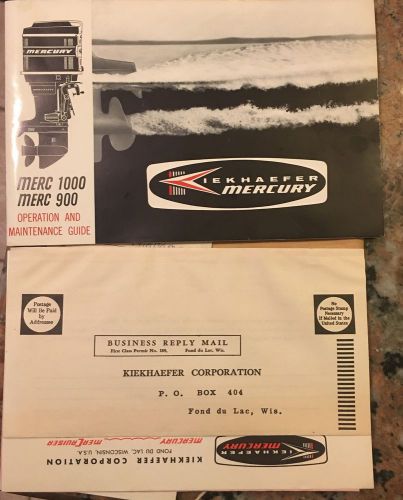 1965 kiekhaefer mercury boat motor operation guide