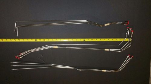 3/16"  stainless steel brake lines  -3  fittings  30" +/-  nascar racing hot rod