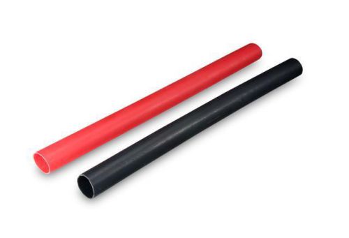 1" black heat shrink tubing 4 foot stick, dual wall 3-1 polyolefin w/ adhesive