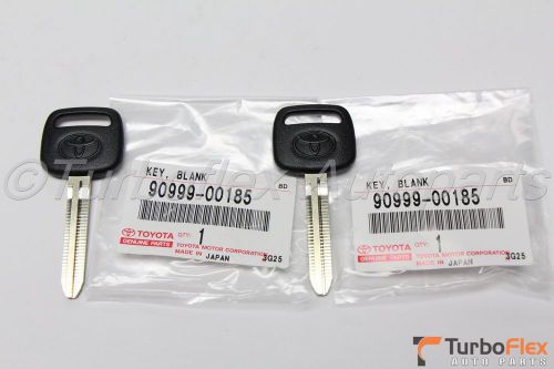 Toyota genuine non transponder blank key set of  2   90999-00185