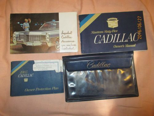 1965 cadillac owner manual &amp; papers no reserve