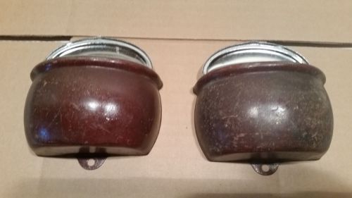 Vintage automobile ashtray qty 2