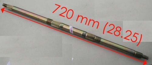 Peace sports tpatv516 rear axle (3) 720mm long fr 3 hole hub part18252