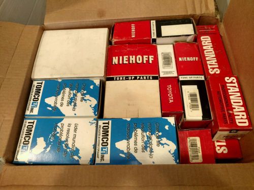 Lot of automotive tune-up parts - tomco, niehoff and standard! no reserve! nos