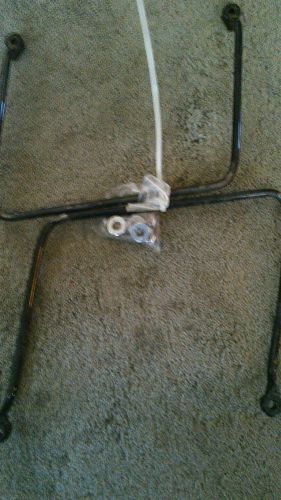 Motorcycle saddlebag supports,,   holes 9 1/4&#034; centered