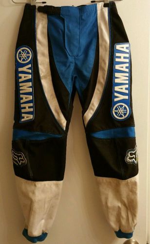 Youth-fox racing yamaha motocross girl's youth pants size 12-14 fox