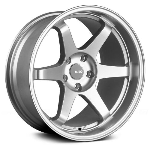 18&#034; miro 398 wheels for 240sx z32 300zx 350z toyota supra 18x9.5 / 18x10.5 set