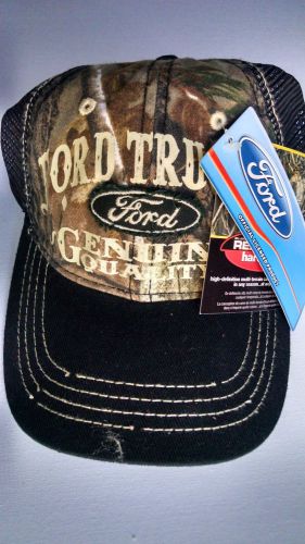 Ford truck hat/cap camo/black/mesh nwt
