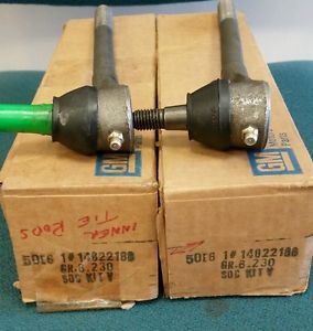 Tie rod inner pair gm nos camaro 1967-1969 nova 1969-1974 rare