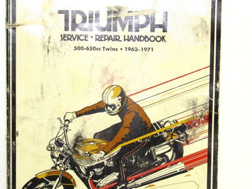 Repair manual book triumph 500cc 650cc twins 1963 - 1971 service handbook