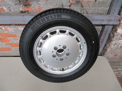 New spare never run original mercedes-benz fuchs alloy 6.5 x 15 wheel &amp; michelin