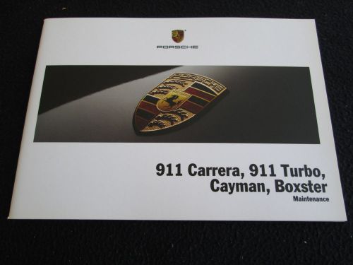 2007 porsche service manual 911 turbo 997 carrera boxster cayman maintenanc book