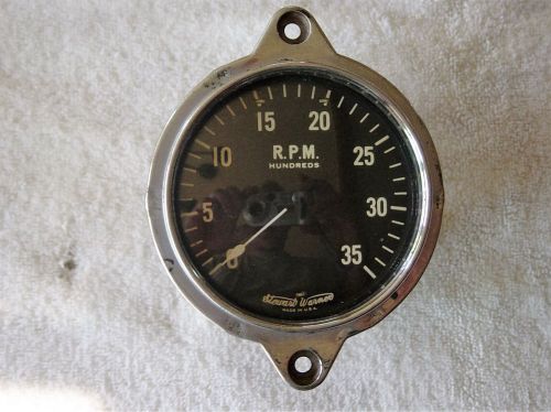 Vintage stewart-warner automotive tachometer
