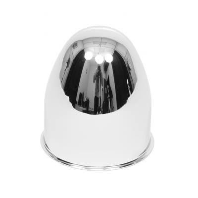 Gorilla center cap 3.3" dia push-through bullet chrome steel hc216bt set of 2