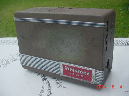 Rare vintage firestone air chief automotive radio plymouth ford chevy studebaker
