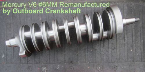 Mercury crankshaft - v6 o&#039;board - large top - new-reman. #6mm