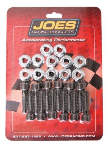 Joes racing 25597 1/4"-12" x 1-1/4" hub stud kit, (pack of 12)
