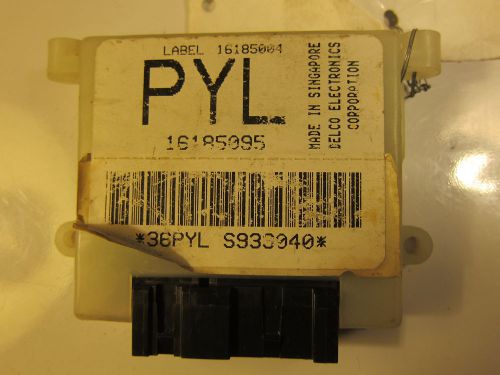 Drac module computer control unit speed sensor vehicle buffer pyl 16185095
