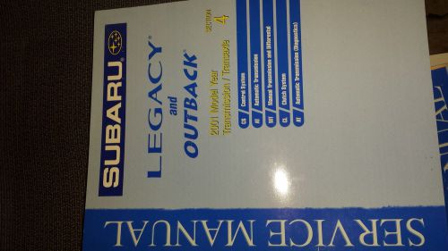 Subaru legacy &amp; outback 2001 model yr. section 4 manual