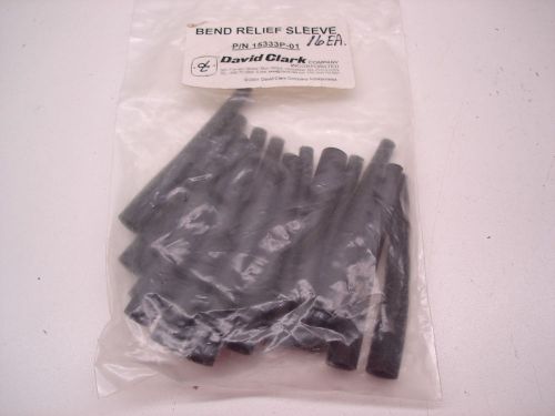 16 new david clark p/n 15333p-01 bend relief sleeves for radio wiring aviation