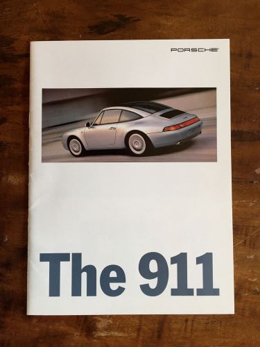 Porsche the 911 sales brochure
