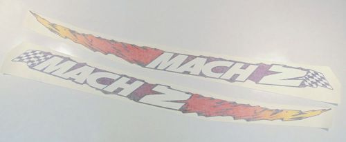 1998 genuine ski-doo mach z triple 800 main side hood nos oem decals 415127418