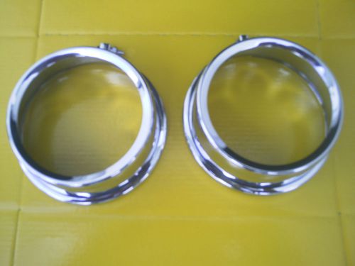 2 new kawasaki kz650,kz750,kz900,z1,kz1000, top gauge covers chrome