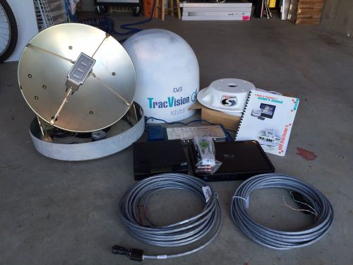Kvh tracvision g4 marine satellite system complete  with cables, receiver +++