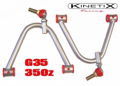 Kinetix racing front upper a-arms / control arms / camber kit for z33