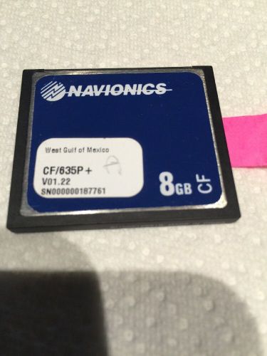 Navionics cf 635p+ west gulf of mexico platinum plus compact flash card
