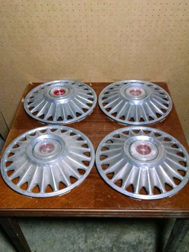 1965, 1966, 1967, 1968 ford mustang rib style hub caps four