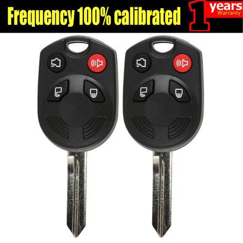 2 new mkz focus keyless entry remote control car key fob uncut ignition key