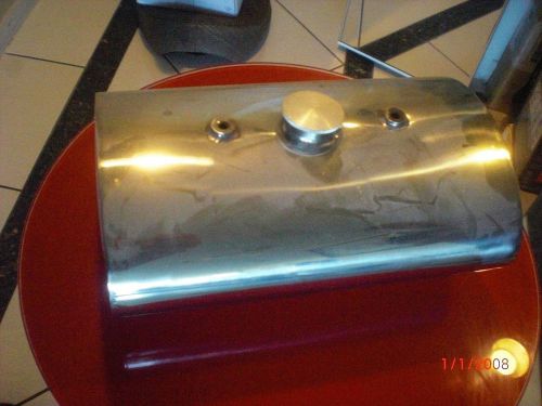 Harley and others stainless steel oil tank and cap no reserve
