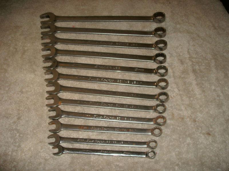 12 pcblue point long handle metric wrench set